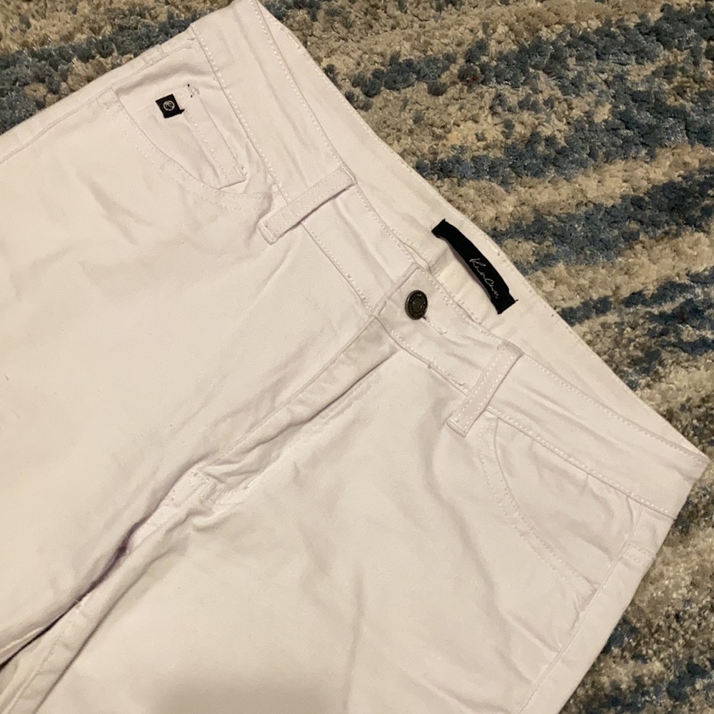 KanCan White Distressed Denim Jeans Size W11 29 - Picture 5 of 6